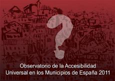 Portada del Observatorio de la Accesibilidad Universal en los Municipios de España 2011