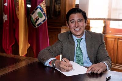 Borja Fanjul, presidente del Pleno y concejal del PP del Ayuntamiento de Madrid