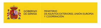 Logotipo del Ministerio de Asuntos Exteriores, Unión Europea y Cooperación