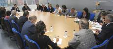 Imagen de la primera sesión que se ha celebrado de la Mesa de la Discapacidad en Aragón
