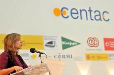 Ana Botella, alcaldesa de Madrid, en la inauguración de de la tercera edición del Congreso Nacional Centac de Tecnologías de Accesibilidad