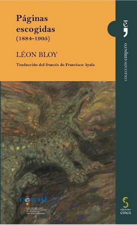 Portada de “Páginas escogidas”, del autor francés Léon Bloy, nuevo título de la colección literaria del CERMI