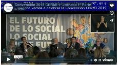 Imagen que da paso a la Grabación audiovisual de la Convención CERMI 2019 'El futuro de lo social (lo social tiene futuro)' 1ª jornada, 1ª parte