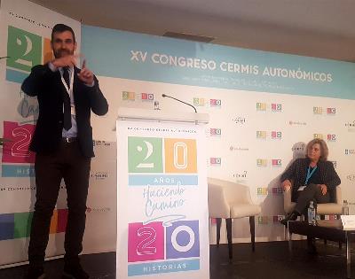 Iker Sertucha, en el Congreso de Cermis Autonómicos