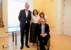 El presidente de CERMI Comunidad de Madrid, Óscar Moral, se ha reunido presidenta de la Comunidad de Madrid, Isabel Díaz Ayuso
