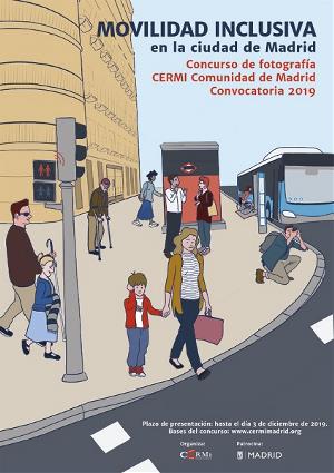 Cartel del concurso de fotografía de CERMI Madrid