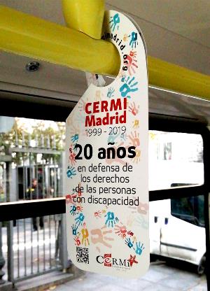 CERMI Madrid y EMT Madrid presentan una campaña por el Día Internacional de las Personas con Discapacidad 