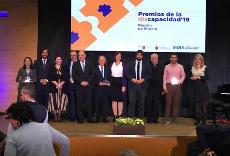 acto de entrega de los Premios de la Discapacidad de la Región de Murcia, con motivo de la celebración del Día Internacional de las Personas con Discapacidad
