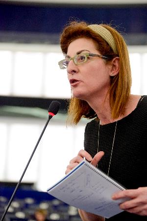 Maite Pagazaurtundua, eurodiputada de UPyD integrada en la delegación Ciudadanos Europeos