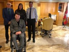 CERMI Castilla y León se reúne con el consejero de Economía y Hacienda de la Junta para trasladarle sus demandas