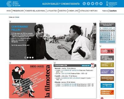 Imagen de la web del Instituto Valenciano de Cultura