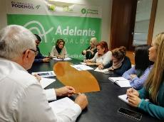 Reunión de CERMI Andalucía con Adelante Andalucía