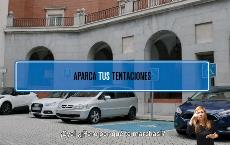 Imagen del anuncio 'Aparca tus tentaciones', de CERMI Madrid
