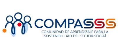 Imagen de la web de Compasss (Comunidad de Aprendizaje para la Sostenibilidad del Sector Social)