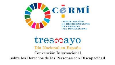 Logotipo del CERMI junto al del Día de la Convención