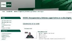 Imagen de la web de la Uned con el MOOC