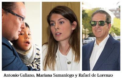 Antonio Galiano, Mariana Samaniego y Rafael de Lorenzo, autores de este artículo