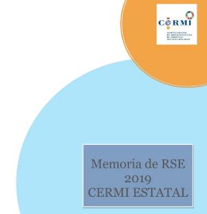 Imagen de portada de la memoria de RSE 2019 del CERMI