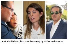 Antonio Galiano, Mariana Samaniego y Rafael de Lorenzo, autores de este artículo