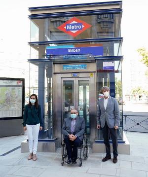 La Comunidad de Madrid amplía la accesibilidad de Metro con la instalación de nuevos ascensores en las estaciones de Bilbao y Plaza Elíptica