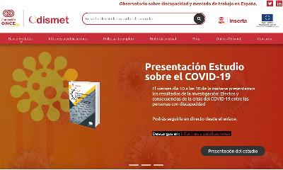 Imagen de la web de odismet anunciando la presentación del estudio