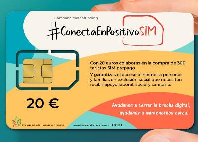 Imagen de la campaña #conectaenpositivoSIM