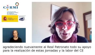 la consejera técnica del Real Patronato sobre Discapacidad, Maite Fernández