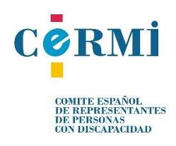 Logo del CERMI.
