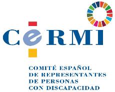 Logotipo del CERMI con el logotipo de los ODS