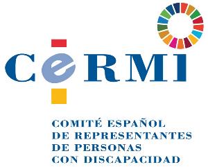 Logotipo del CERMI con el logotipo de los ODS