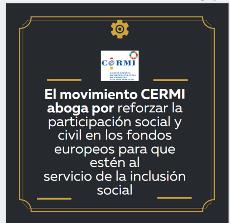 El movimiento CERMI aboga por reforzar la participación social y civil en los fondos europeos para que estén al servicio de la inclusión social