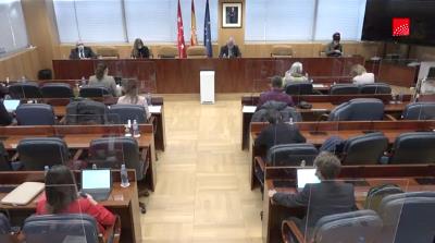 Comparecencia de Óscar Moral, presidente de CERMI Comunidad de Madrid, en la Asamblea de Madrid