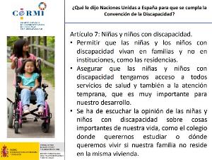 La @ONU_es dijo a España que debe asegurar la atención temprana y el desarrollo infantil como derecho de las niñas y niños con discapacidad 