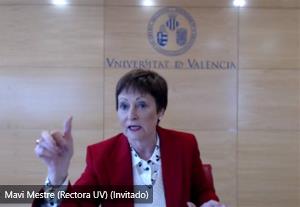 María Vicenta Mestre, Rectora de la Universitat de València, presidenta de la sectorial de CRUE-Profesorado