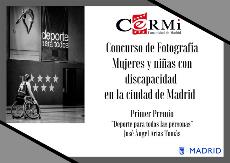 Fallados los premios del concurso de Fotografía sobre Mujeres y niñas con discapacidad en la ciudad de Madrid de CERMI Madrid