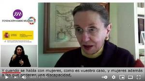 Amelia Valcarcel, máxima exponente del feminismo en España y consejera de Estado y Catedrática de Filosofía Moral y Política,
