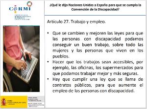La @ONU_es dijo a España los centros y entornos de trabajo deben ser accesibles #ConvenciónDiscapacidad