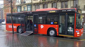 Autobús adaptado en Bilbao