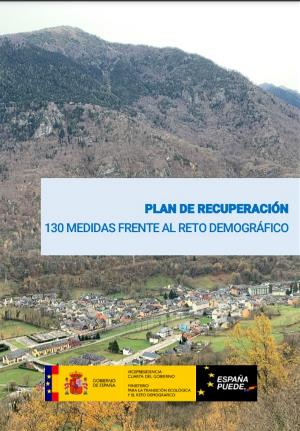 Imagen de portada del Plan de recuperación - 130 medidas frente al reto demográfico