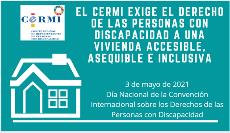 El CERMI exige el derecho de las personas con discapacidad a una vivienda accesible, asequible e inclusiva