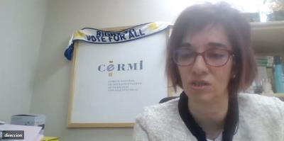 Pilar Villarino, directora ejecutiva del CERMI y responsable de coordinar el documento político del CERMI 'Europa: Construyendo Inclusión. La Europa de las personas, una esperanza compartida'