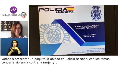 Captura de la presentación de la Policía Nacional.