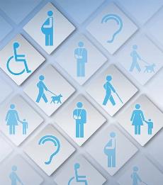 Logotipo de accesibilidad universal