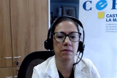 Cristina Gómez, presidenta del CERMI CLM
