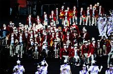 Desfile de los integrantes de la expedición española en el estadio Olímpico de Tokio. Juegos Paralímpicos Tokio 2020. © Mikael Helsing / CPE.