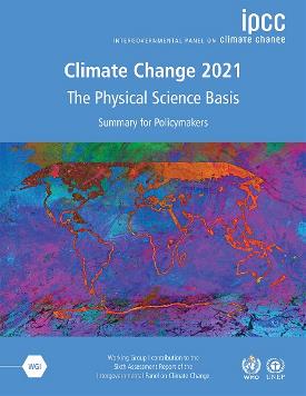 Portada del Informe de Naciones Unidas sobre la crisis climática