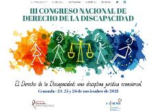 Detalle de la web del III Congreso Nacional de Derecho y Discapacidad