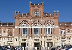 Fachada de la estación de tren de Aranjuez