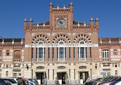 Fachada de la estación de tren de Aranjuez