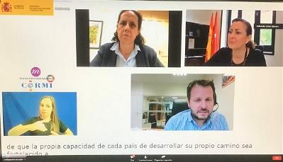 Momento de la jornada ‘Las personas con discapacidad en la nueva legislación española de cooperación internacional’, organizada por el CERMI 